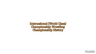 International World Class Championship Wrestling Championship History [upl. by Ennahgiel]