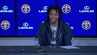 Kentavious CaldwellPope PostGame Interview  Portland Trail Blazers vs Denver Nuggets [upl. by Hake317]