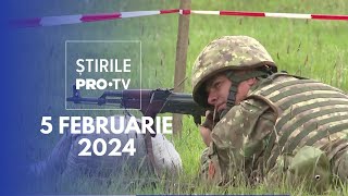 Știrile PRO TV  5 Februarie 2024 [upl. by Ursola]