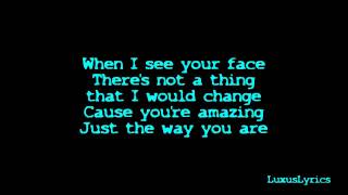 Bruno Mars  Just The Way You Are lyrics HD [upl. by Raines]