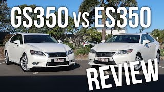 2015 LEXUS ES350 vs GS350  SPORTS LUXURY  COMPREHENSIVE REVIEW  WHICH CAR SHOULD YOU BUY [upl. by Achilles191]