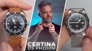 CERTINA DS PH200M ⌚️CERAMIC vs RED 🔴 HAND [upl. by Gabriello230]