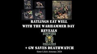 ratlings get to eat well with these warhammer day reveals  gw saves deathwatch [upl. by Ritter]