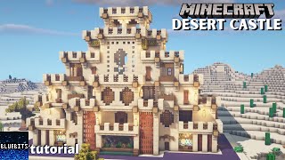 Minecraft Tutorial  How to Build a Large Desert Castle [upl. by Alon990]