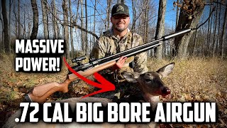 Big Bore Airgun Deer Hunting with the 72 cal AEA Zeus  DonnyFL Suppressor Massive Power [upl. by Ygiaf]