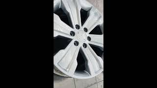 Carwheelspray carwheel painting rimpaint rimspray spraypainting autodetailing carcare polish [upl. by Amikehs794]