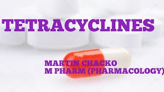 Tetracyclines simplified in Malayalam [upl. by Gladwin]