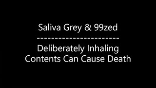 Saliva Grey amp 99zed  Deliberately Inhaling Contents Can Cause Death Lyrics [upl. by Wyatt]