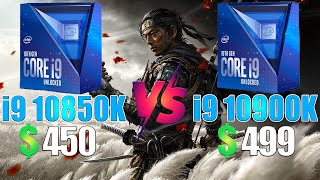 i9 10850K vs i9 10900K  Benchmark Test Comparison [upl. by Neellek]