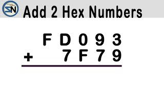 How to Add hexadecimal numbers the easy way Stepbystep [upl. by Llieno984]