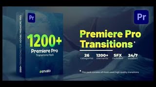 1200 Premiere Pro Transitions  Easy to Use  Fast Render Easy Apply [upl. by Zinn777]