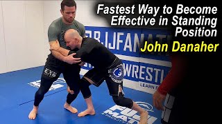 John Danaher  Fastest Way to Become Effective in Standing Position [upl. by Survance659]