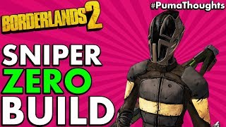 Borderlands 2 Best Sniper Build for Zero The Assassin Level 72 OP8 PumaThoughts [upl. by Damalas]