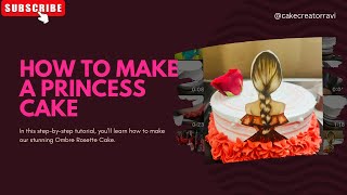 How to make a birthday cake for girls   Queen of cake 👸 [upl. by Yule]