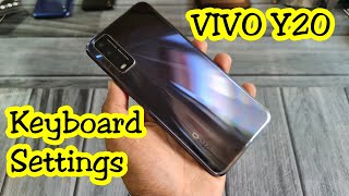 Vivo Y20 keyboard Settings [upl. by Annoyik963]