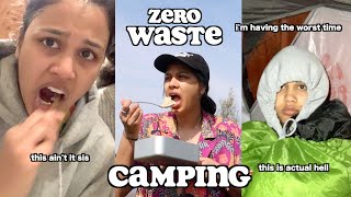 i tried to do zero waste camping  clickfortaz [upl. by Nerti]