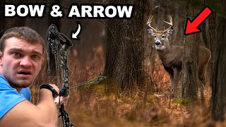 I Hunted Whitetail Deer with a Bow and Arrow [upl. by Sivrad]