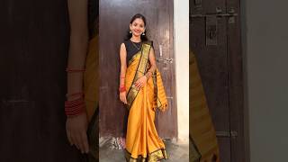 Saree pehnna sikh li😍🌸MissHosiyarshorts vlog minivlog 343 [upl. by Menzies]