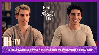 Taylor Zakhar Perez amp Nicholas Galitzine Interview  Red White amp Royal Blue 2023 [upl. by Roselin]