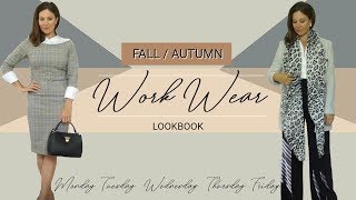 Work Wear Lookbook 2018  Fashion Over 40 [upl. by Cheney]