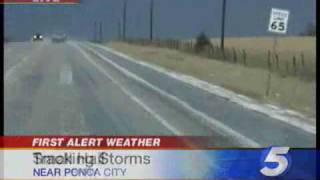 Okla Storm Report Ponca City [upl. by Razec453]