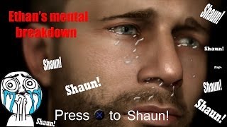 Press X to Shaun  Hilarious Heavy Rain Game GlitchBug  Reaction [upl. by Pohsib484]