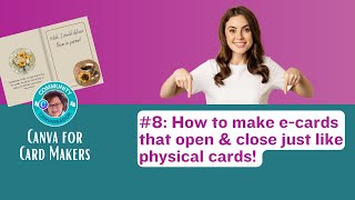 8 MAKE AN ECARD THAT OPENS LIKE A PHYSICAL CARD [upl. by Sileray]