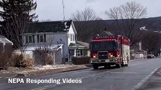 William Walker Hose Co Rescue 59 Responding [upl. by Leinto]