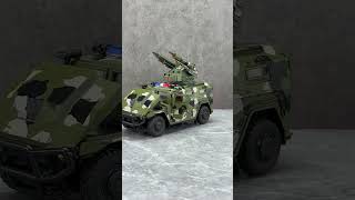 Camouflage painted armored vehicle toys are here with three replaceable turrets [upl. by Ob]