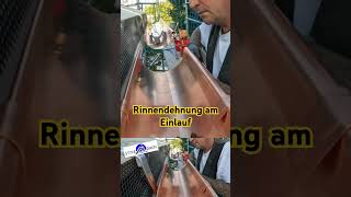 Hier 👆 klicken langes Video Rinnendehnung am Einlauf  Kupfer Dachrinne [upl. by Nuahsak360]