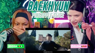 백현 BAEKHYUN Pineapple Slice MV reaction [upl. by Happ141]