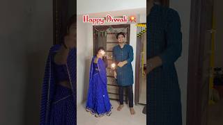 Happy Diwali 🪔❤️ Brothersister love  tiyaa  shubham trending diwali diwalispecial [upl. by Ramuk]