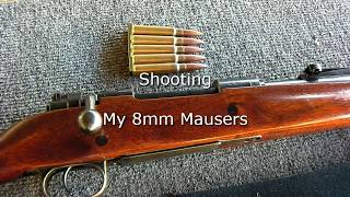 Shooting My Restocked 8mm Mausers [upl. by Adnilec]