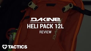 DAKINE Heli Pack 12L Snowboard Backpack Review  Tacticscom [upl. by Lucretia357]