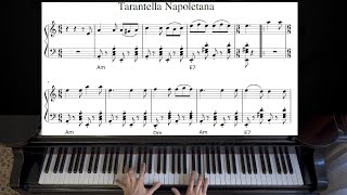 Tarantella Napoletana  Piano with Sheet Music [upl. by Jsandye]