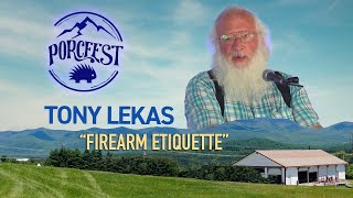 Firearm Etiquette with Tony Lekas [upl. by Attelahs608]