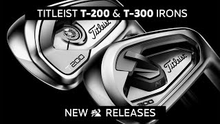 FIRST LOOK 2019 Titleist T200 amp T300 Irons [upl. by Lilithe]