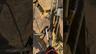 Double rope system Top rope solo Petzl Microtraxion and Ascension Choss City [upl. by Odlanyar]