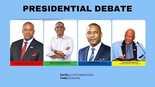 PRESIDENTIAL DEBATE DR MEK MASISI BDP D SALESHANDO BCP M REATILE BPF amp DG BOKO UDC [upl. by Cargian]