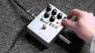 Tech 21 Boost RVB Reverb Pedal Demo [upl. by Anelliw]