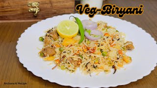 घर में ही कैसे बनाए बजार जैसी Veg Biryani  Veg Biryani Recipe  How To Make Veg Biryani [upl. by Aryt]