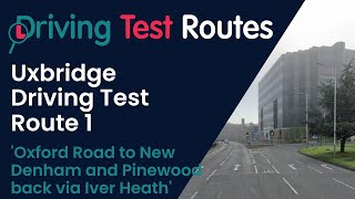 Uxbridge Driving Test Route 1 [upl. by Lusa894]