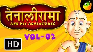 Tenali Raman Full Stories Vol 2 In Hindi HD  MagicBox Animations [upl. by Aliuqahs490]