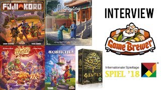 Interview  Game Brewer  Spielemesse Essen 2018  Infos zu Fuji Koro [upl. by Annunciata]