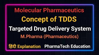 Concept of Target Drug delivery system  Molecular Pharmaceutics  MPharma  PharmaTech Education [upl. by Isawk]