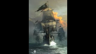 Naval Action Battle Britain vs Pirates [upl. by Sera802]