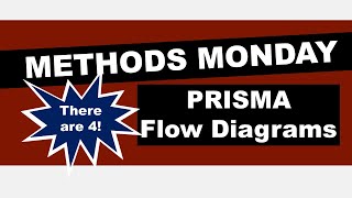 There Are Four Versions of the PRISMA Flow Diagram  Methods Monday [upl. by Englebert]