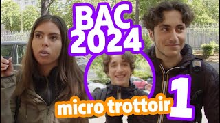 Micro trottoir  alors ces révisions  12  Bac 2024  Les Bons Profs [upl. by Yssirk]