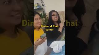 Thai Corner Dinner dinnerrecipe thai thailand travel trending delicious [upl. by Eintihw]