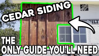 The ULTIMATE GUIDE to CEDAR SIDING [upl. by Nej]